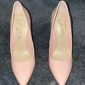 pink fergie heels size 7